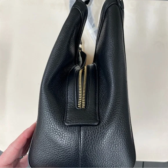 Coach Black Leather Hobo Bag - Picture 4 of 13